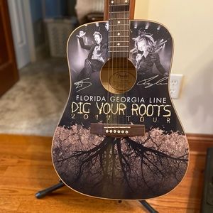 Florida Georgia Line Signed Guitar